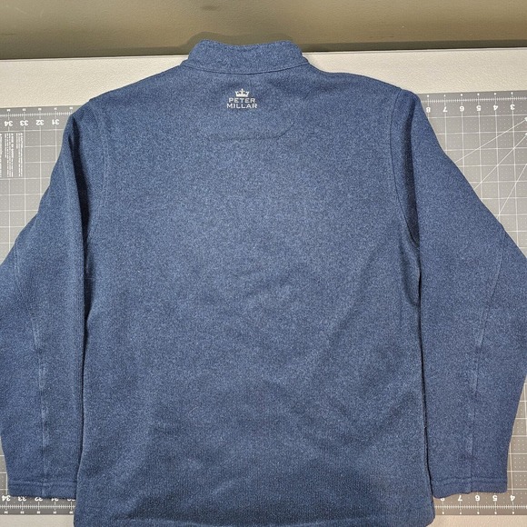 Peter Millar Performance Shirt Mens Large Perth 1/4 Zip Golf Preppy Athliesure - Picture 6 of 11